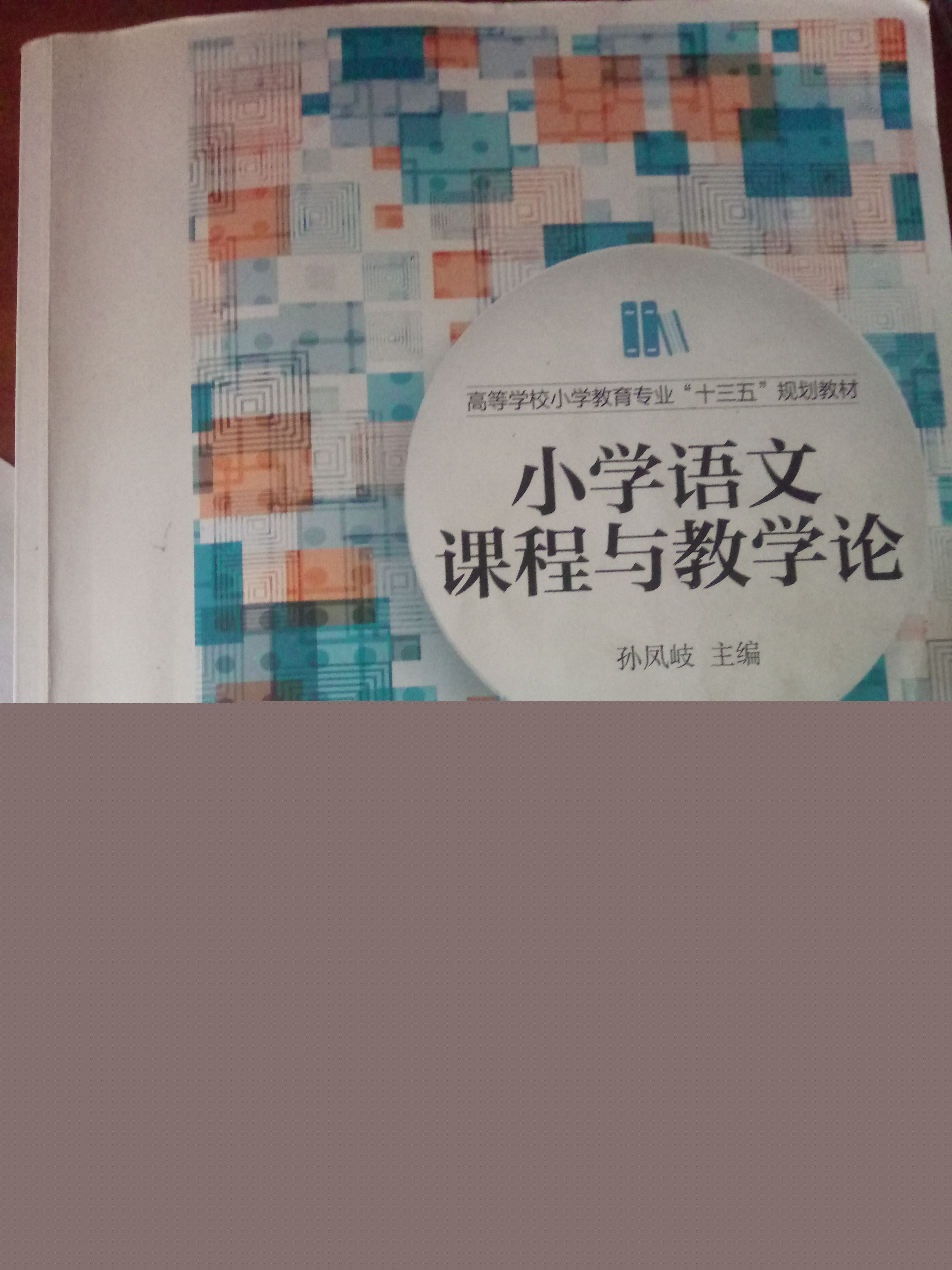 小学语文课程与教学论课程封面
