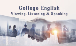 大学英语视听说课程封面