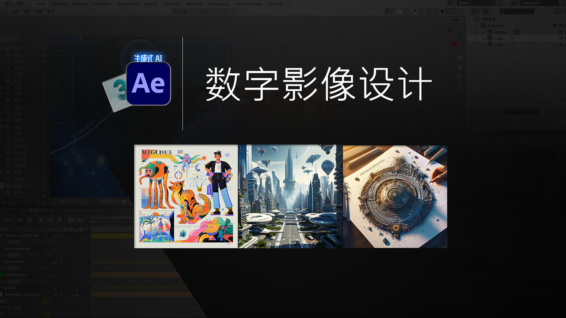 数字影像设计课程封面