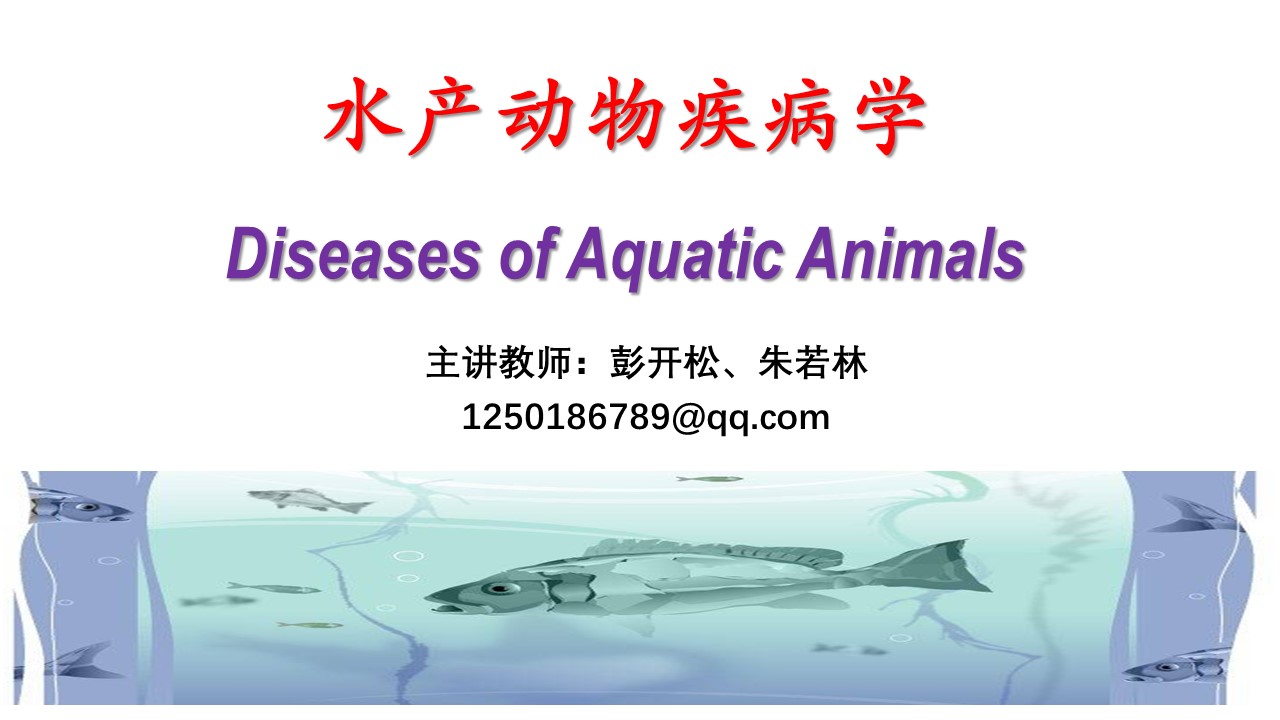 水产动物疾病学课程封面