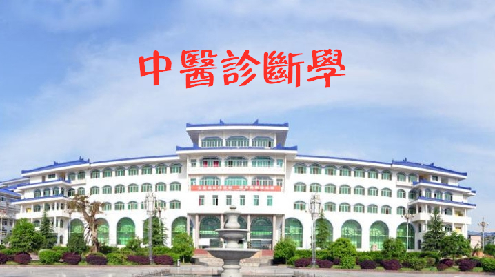 中医诊断学课程封面