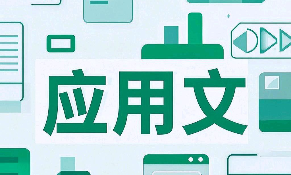 应用文写作课程封面