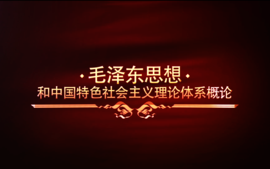 毛泽东思想和中国特色社会主义理论体系概论（新版）课程封面
