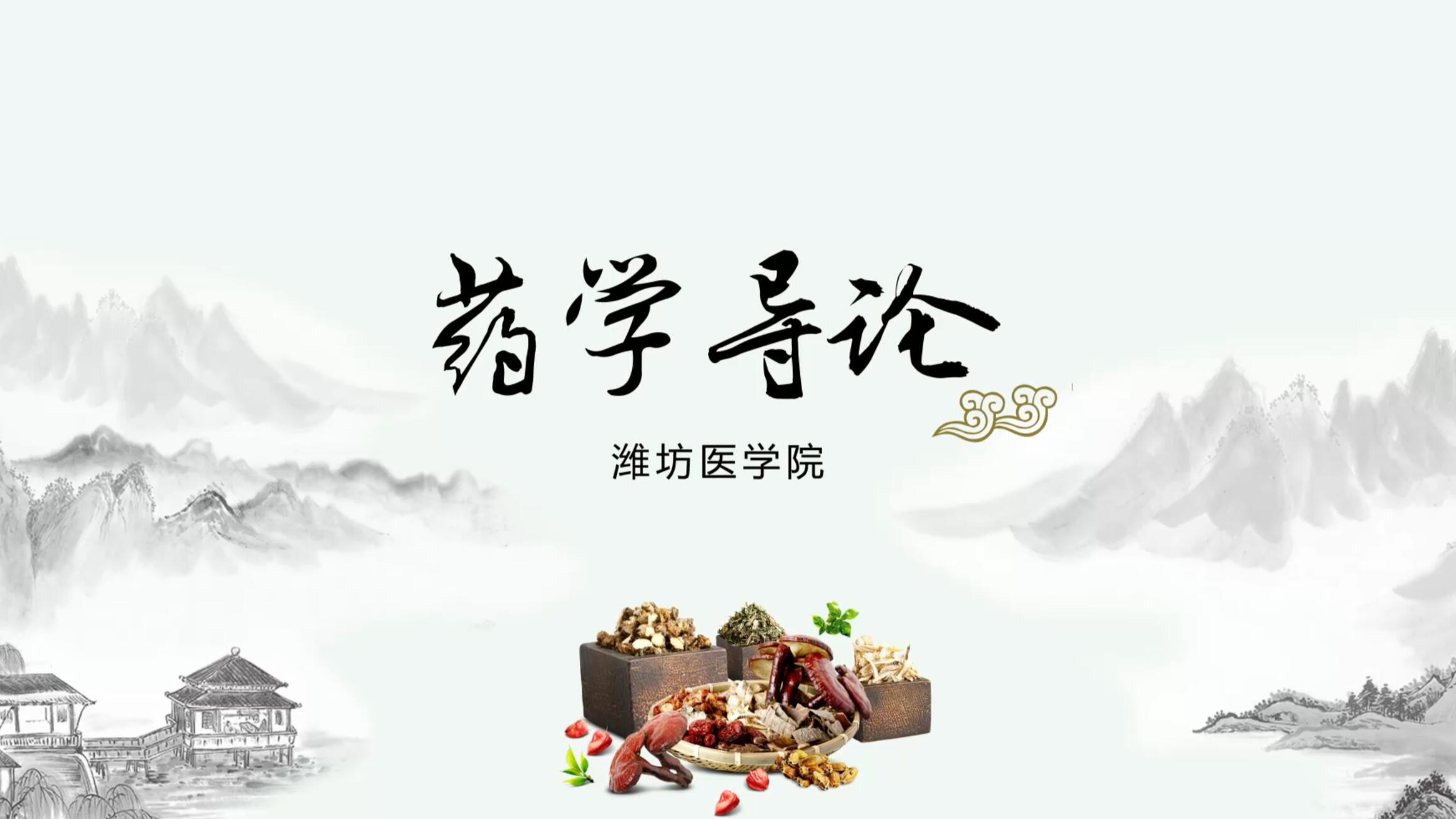 药学导论课程封面