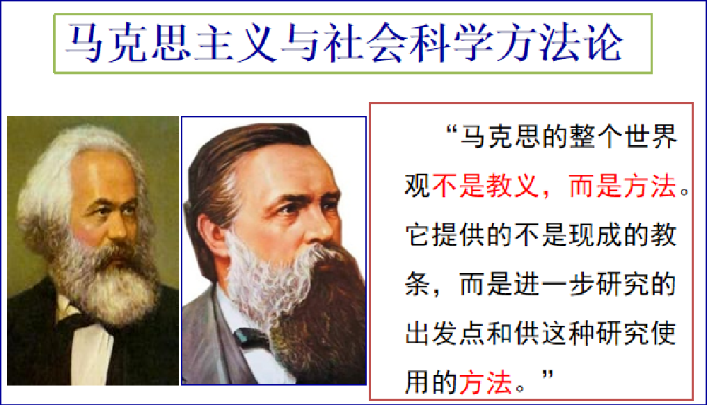 马克思主义与社会科学方法论课程封面
