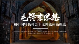 [公开课]毛泽东思想和中国特色社会主义理论体系概论（山东师范大学）课程封面