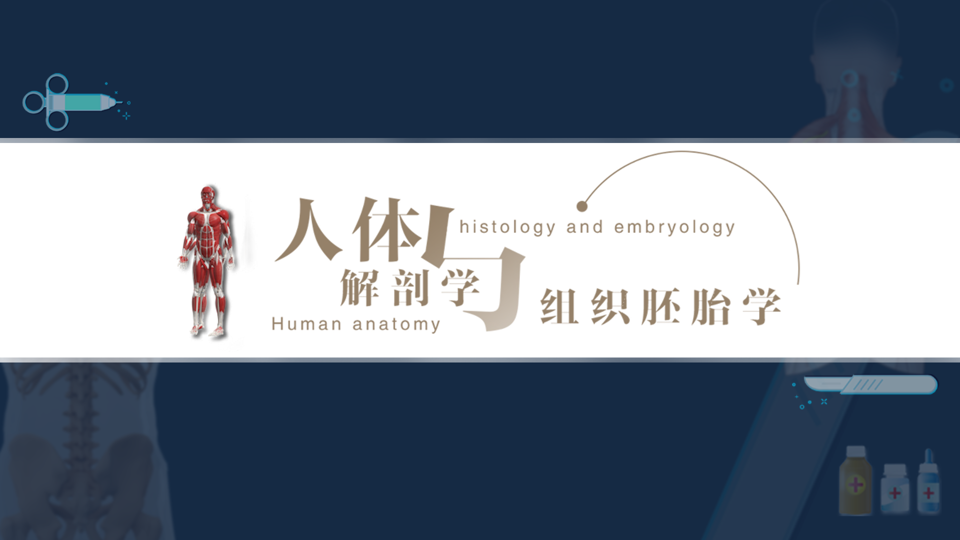 人体解剖与组织胚胎学课程封面