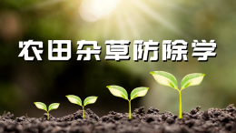 农田杂草防除学课程封面
