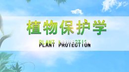 植物保护学课程封面