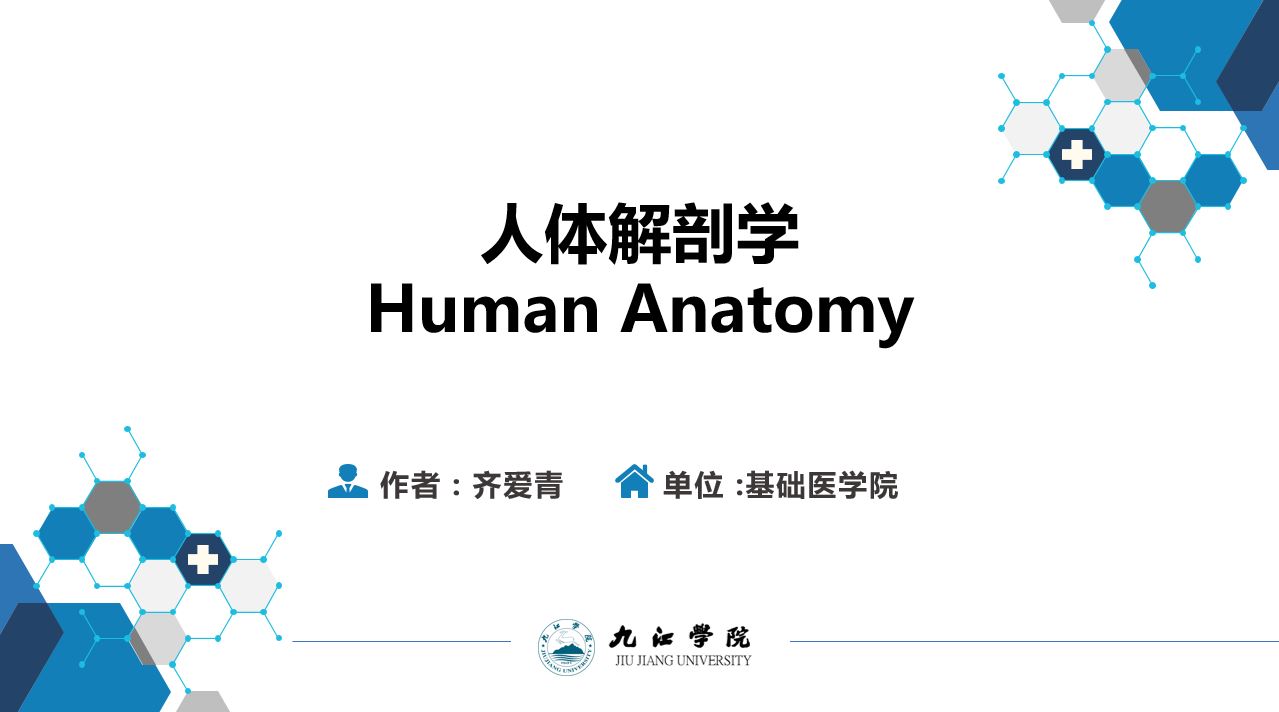 人体解剖学（护理学、助产学、康复治疗学等）课程封面