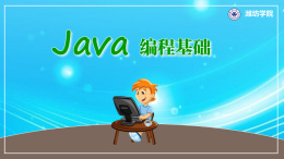 [公开课]Java编程基础课程封面