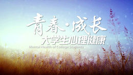 青春•成长——大学生心理健康课程封面