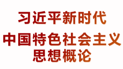 习近平新时代中国特色社会主义思想概论课程封面