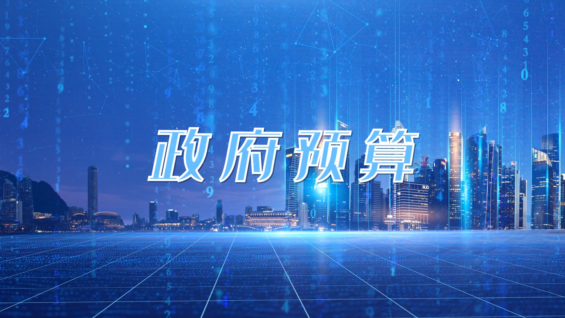 政府预算课程封面
