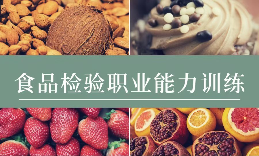 食品检验职业能力训练课程封面