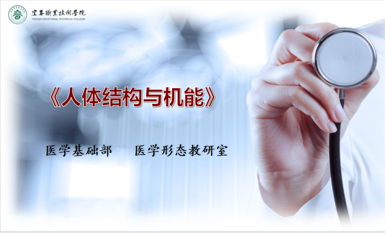 人体结构与机能课程封面