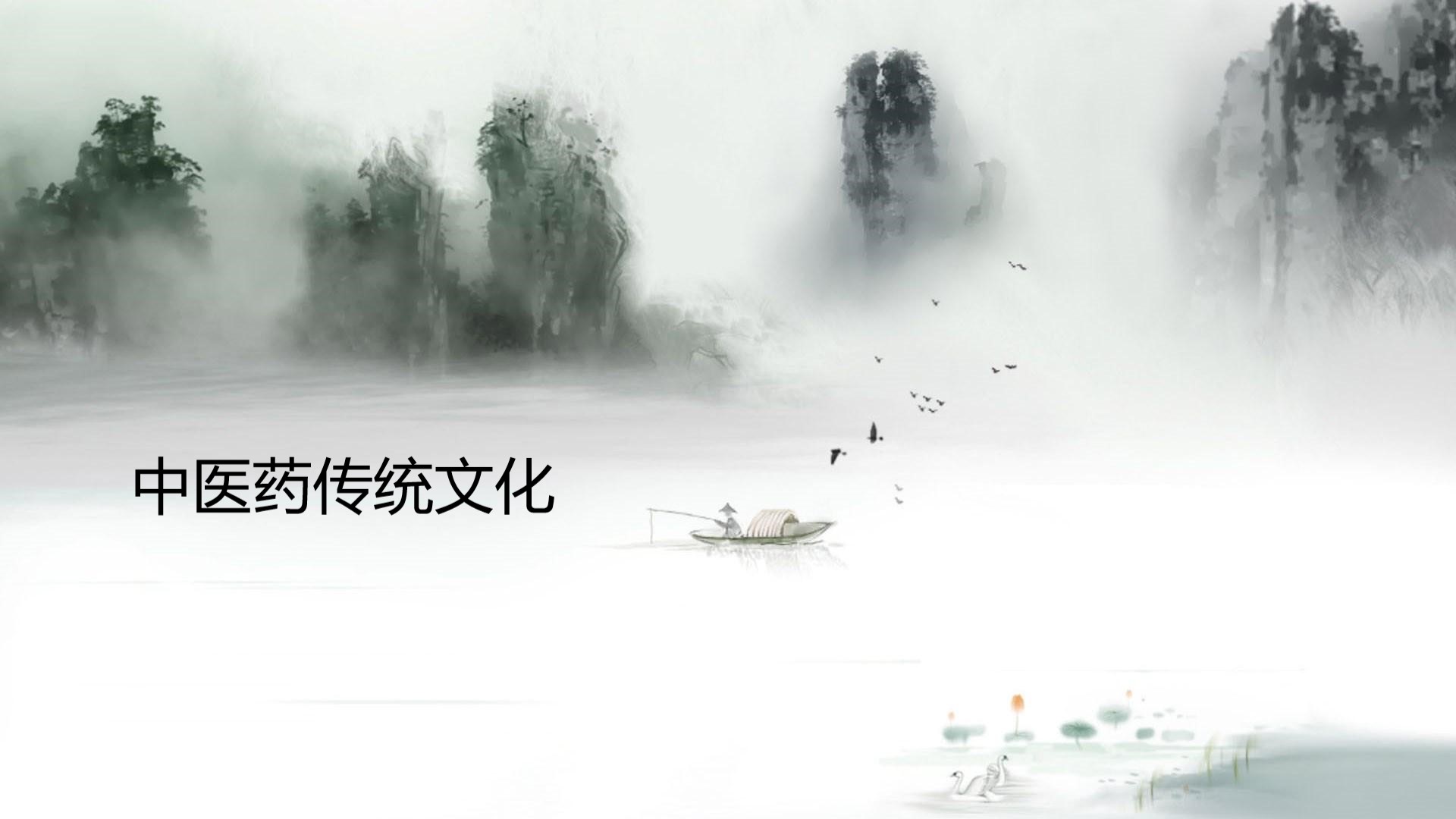 中医药传统文化课程封面
